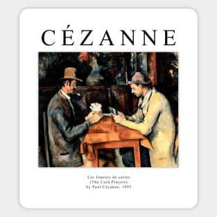 High Resolution Paul Cezanne Painting The Card Players 1895 Sticker